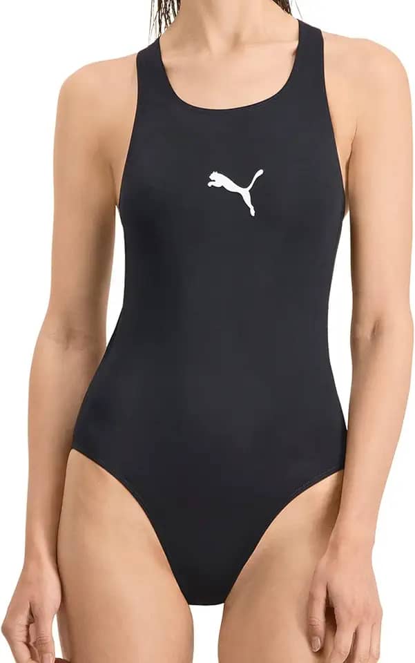 Maiô Natação Praia Puma Proteção UV 50+ Lycra Xtra Life Resistente ao Cloro Feminino
