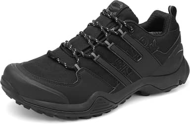 Tênis masculino impermeável para caminhada, caminhada, mochila, antiderrapante, para trabalho, confortável, trilha, corrida