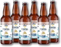 Cervejaria Pontal, Hop Lager Sem Glúten - Garrafa 500ml Pack Com 6 Unidades