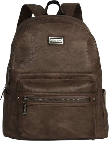 Mochila Feminina Sintético Executiva Golden Fênix Premium 2 Divisórias Moderna Espaçosa Bolsa de Costas