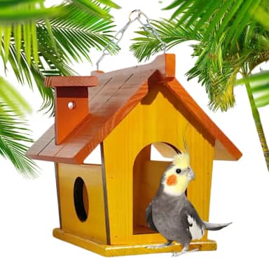 Casinha De Passarinho Ninho Canários Maritaca Calopsita