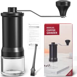 Moedor de Café Manual, Moedor De Café Em Aço Inoxidável Portátil, Capacidade De 30g, Padrão Barista