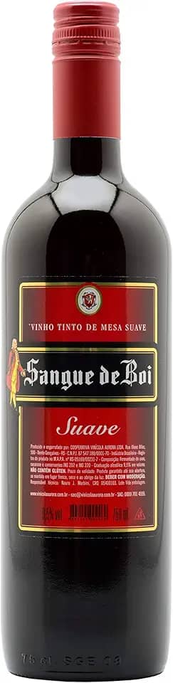 Sangue de Boi Vinho Tinto Suave 750Ml