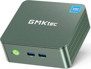 GMKtec Mini PC N150 (Atualizado N100) Windows 11 Pro Pré-Instalado, 16 Gb De Ram Ddr4, 512 Gb De Ssd Pcie M.2, Computador De Mesa 4K Dual Hdmi/Usb3.2/Wifi 6/Bt5.2/2.5Gbe Rj45 Para E