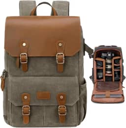 KKSOUFX Mochila Para CâMera, Slr Bolsas Pequenas Para FotóGrafos CompatíVeis, CompatíVel Com 15.6 Polegadas,Tripé Para Caminhadas Uav Para Mulheres E Homens