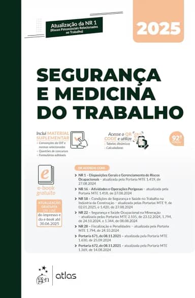 Segurança e Medicina do Trabalho - 92ª Edição 2025