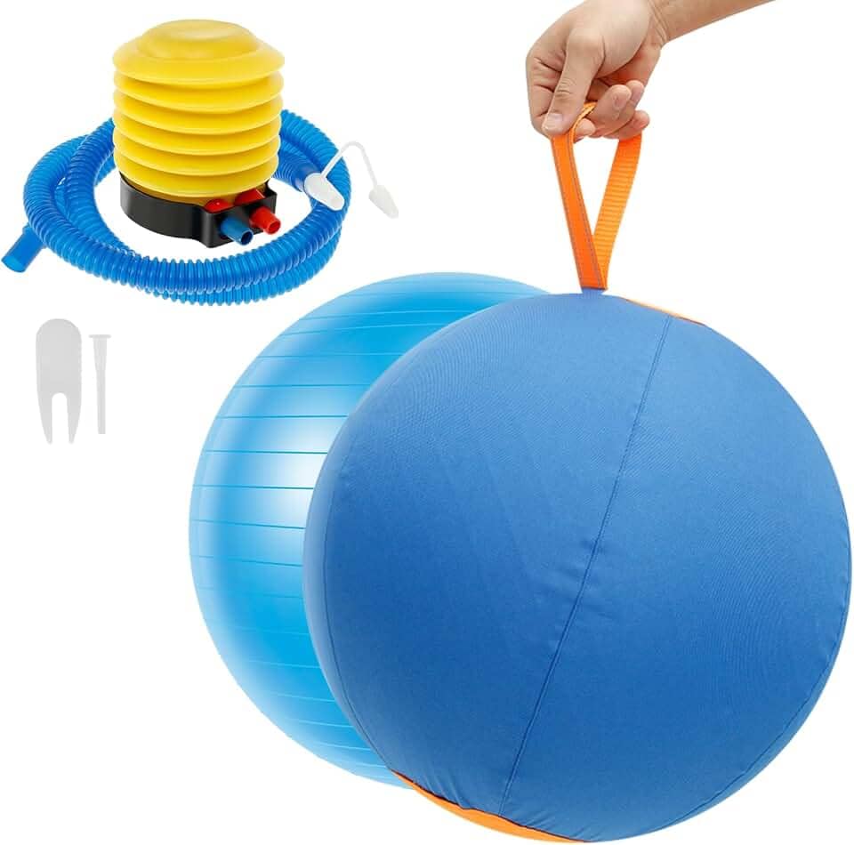 Bola de pastoreio de 45,7 cm para cães, equipamento de treinamento de agilidade, brinquedos para cães bovinos Border Collie Blue Heelers Pastor alemão australiano (s)