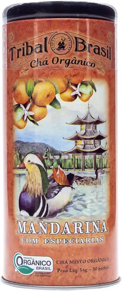 Chá Orgânico de Mandarina com Especiarias - Lata - 30 Sachês - 54g