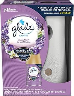 Glade Aromatizador de Ambiente Automático, Lavanda e Baunilha, Kit Aparelho e Refil 260ml