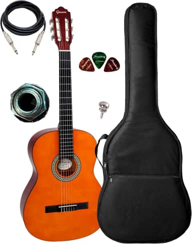 Violão Elétrico Giannini Nylon Start N14 Natural + Capa Luxo