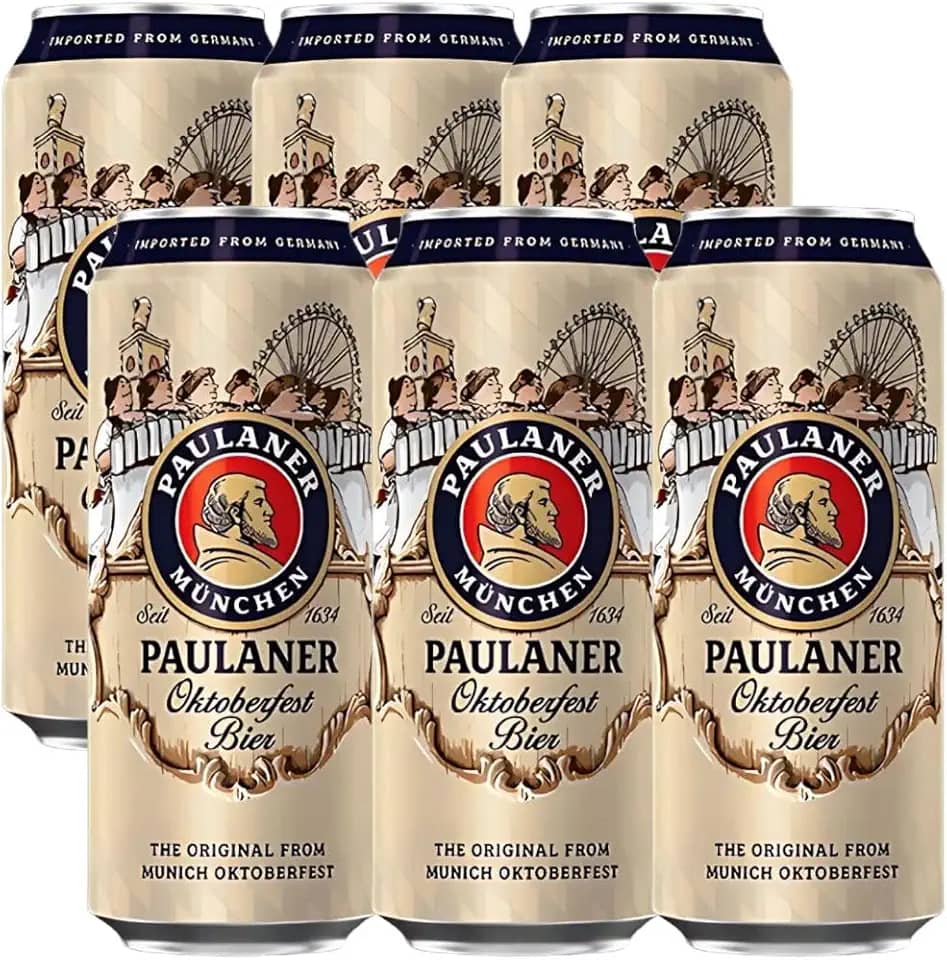 Kit 6 Cervejas Paulaner Edição Especial Oktober Bier 500ml