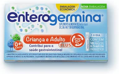 Probiótico Enterogermina Plus 10 frascos de 5ml