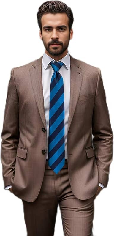 Gravata listrada masculina azul escuro listras cerúleas gravatas para terno de negócios jaqueta extralonga 160 cm