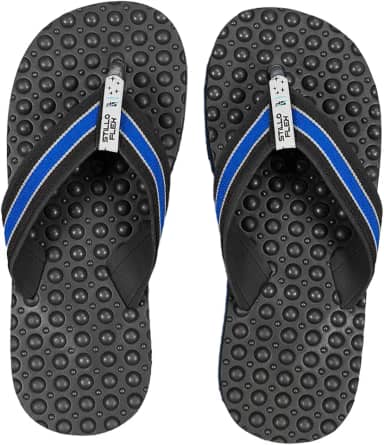 Chinelo Ortopédico Masculino Stilloflex Antiderrapante para Esporão e Fascite Plantar Anatomico Palmilha Massageadora - Azul