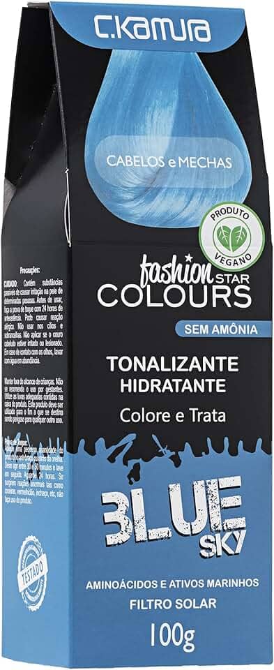 C.Kamura Tonalizante Hidratante Banho De Brilho Blue Sky 100 Ml