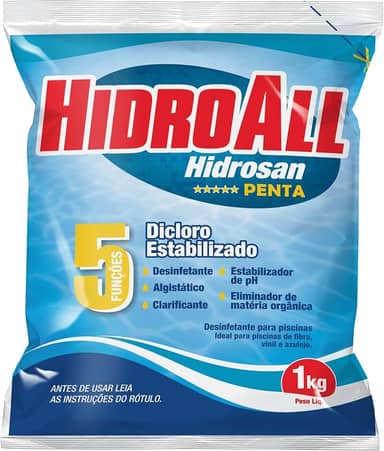 HidroAll Cloro granulado Hidrosan Penta 1 Kg