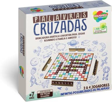 Palavras Cruzadas 100Pcs Madei