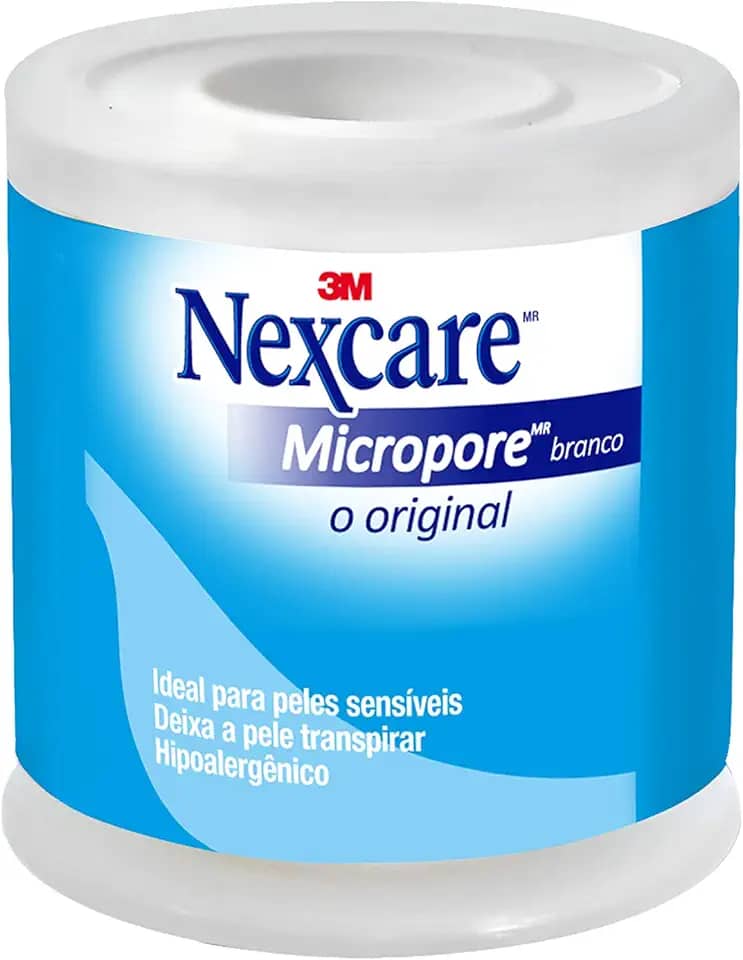3M, Fita Micropore Nexcare, Branca - 50 mm x 4,5 m