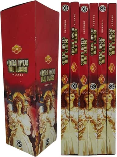 Incenso Indiano Sac Contra Inveja Mau Olhado Cx.6un.8v.
