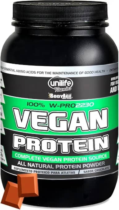 Whey Vegan Protein 100% Natural - Sabor chocolate