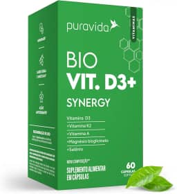 Puravida Suplemento alimentar Vitamina D3 60 cápsulas