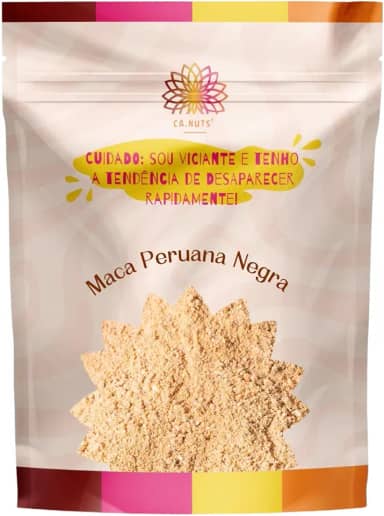 Maca Peruana Negra em Pó Premium | Linha Especial de Suplementos Ca.Nuts (500g)