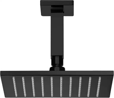 Ducha LorenQuadra Black de teto 5014 B16 Lorenzetti