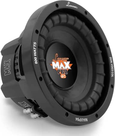 Lanzar MAXP84 8 Subwoofer/Small Enclosure /4 Ohm /800 Watt/ Max Pro