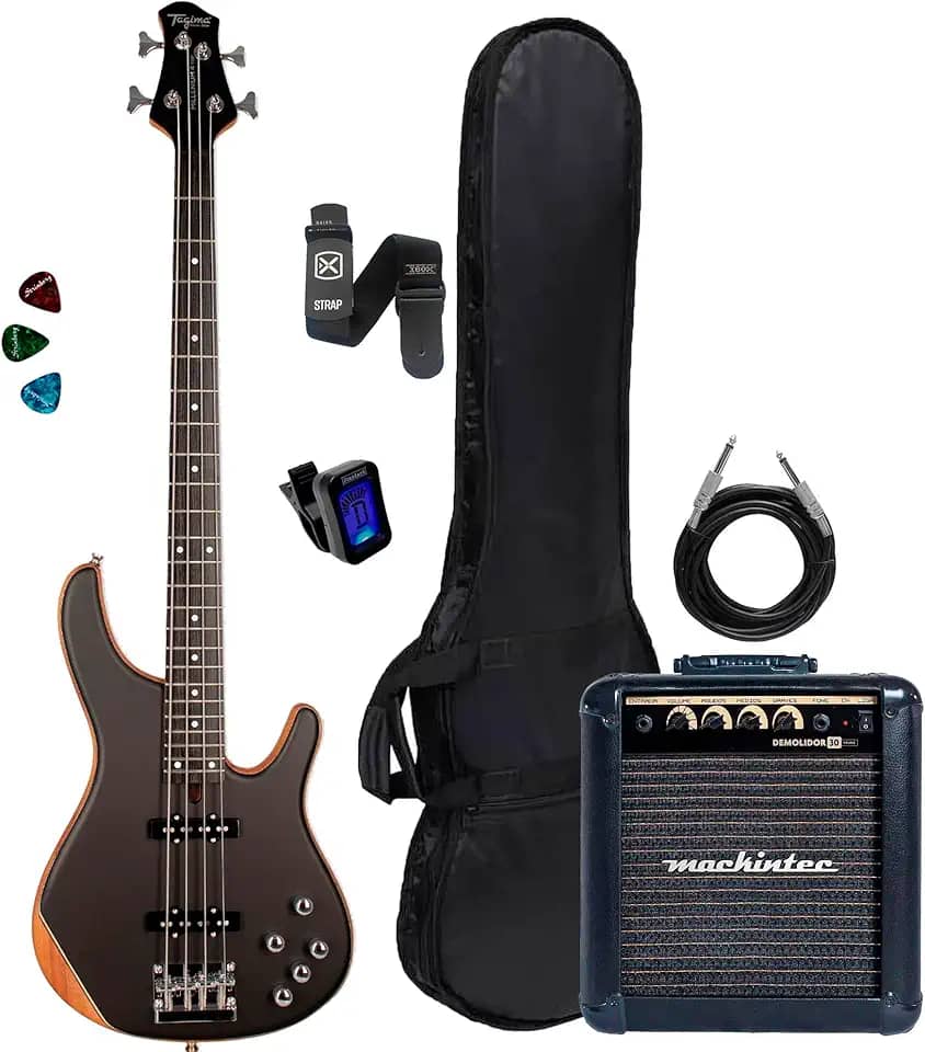 Contrabaixo Elétrico Tagima Millenium Top 4 + Cubo Bx30