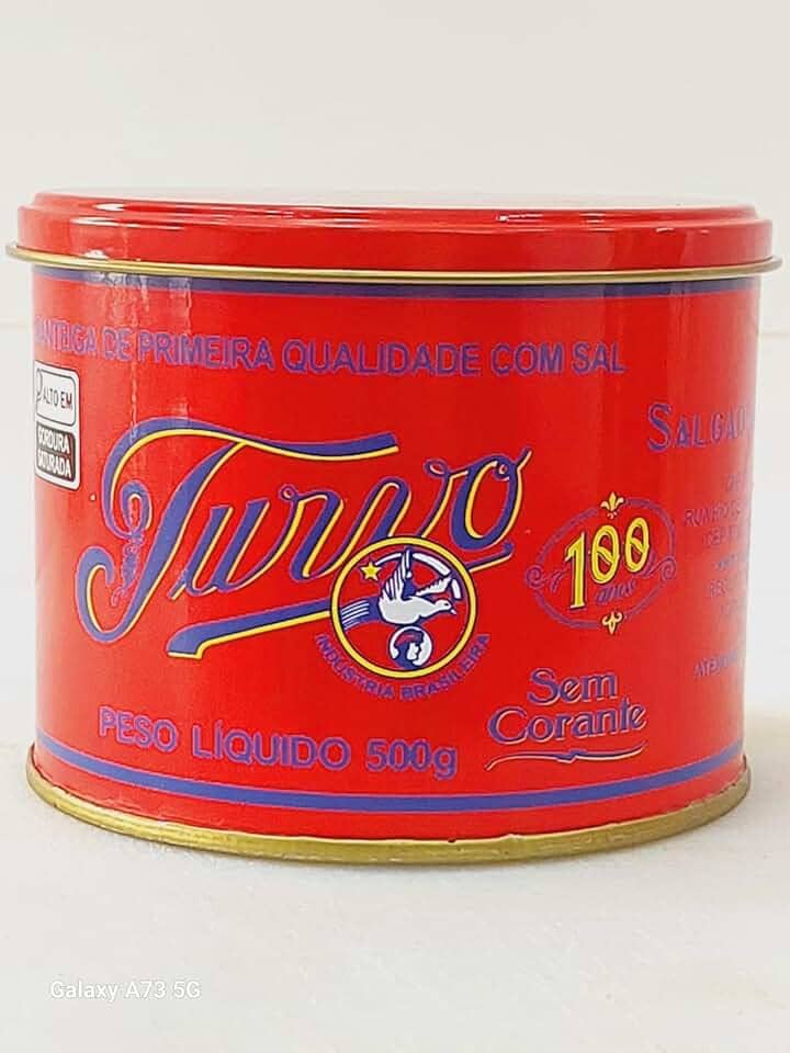 Manteiga Mineira com Sal, Lata, 500 Gramas