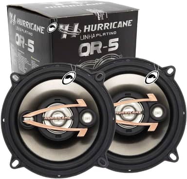 Alto Falante Quadriaxial 5" Polegadas QR5 160W RMS Hurricane