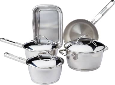 Jogo de Panelas em Aço Inox 5 peças Allegra Tramontina