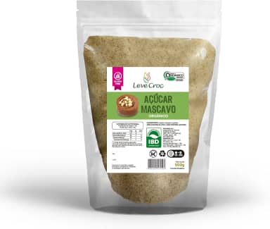 Açúcar mascavo orgânico Leve Croc 500g