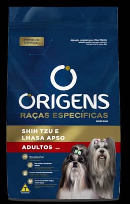 Origens Ração Seca Para Cães Adultos Raças Específicas ShihTzu/Lhasa Sabor Frango 1Kg