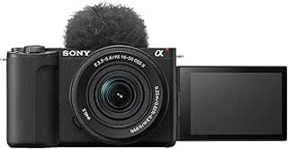 Sony Alpha ZVE10 II - Câmera para criadores de conteúdo sem espelho com lente intercambiável APS-C - preta - com lente