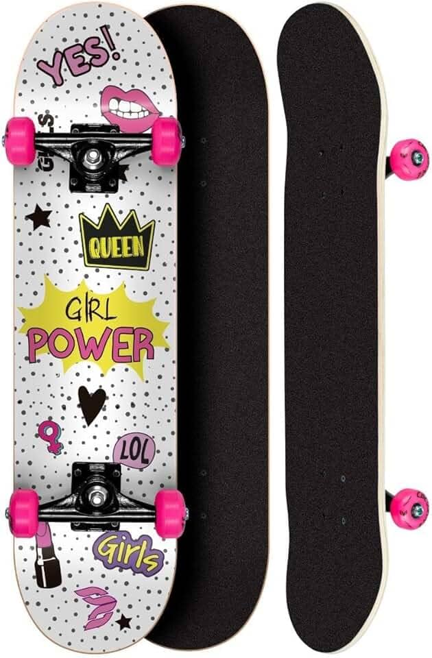 Skate Montado Profissional Cisco Feminino Collage 8"