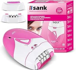 Depilador Eletrico Feminino Depilador Eletrico Depilador Feminino Recarregável Maquina de Depilar Feminina Satinelle 110V/220V (FBA)