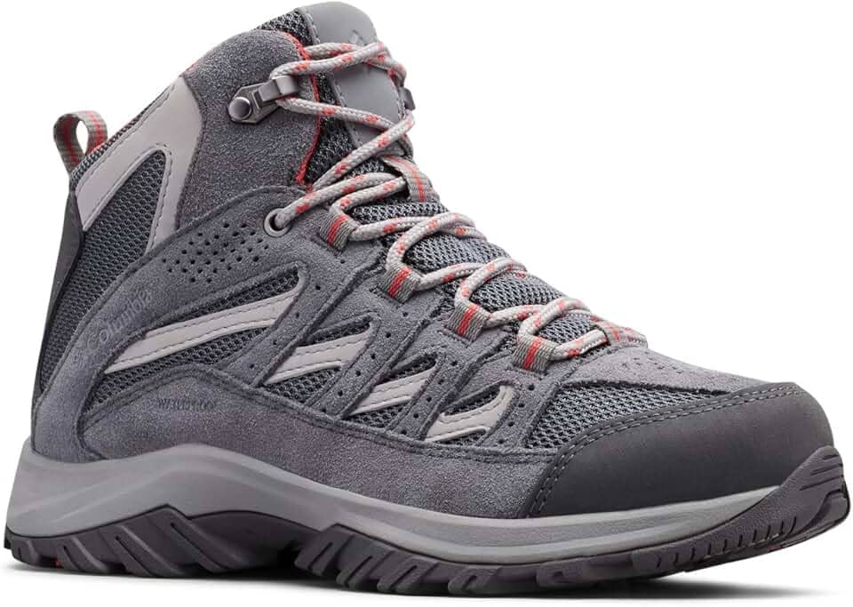 Sapato feminino Crestwood Mid impermeável para caminhada