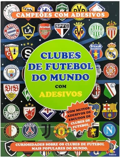 Campeões com Adesivos: Clubes de Futebol do Mundo