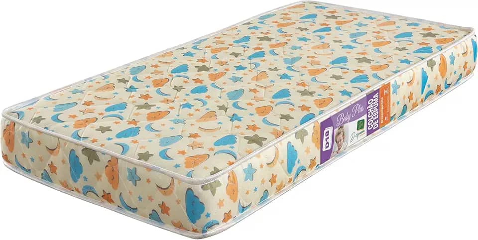Colchão Infantil Baby Estampado 1,30 Metros Mini Cama Quarto (70 cm)