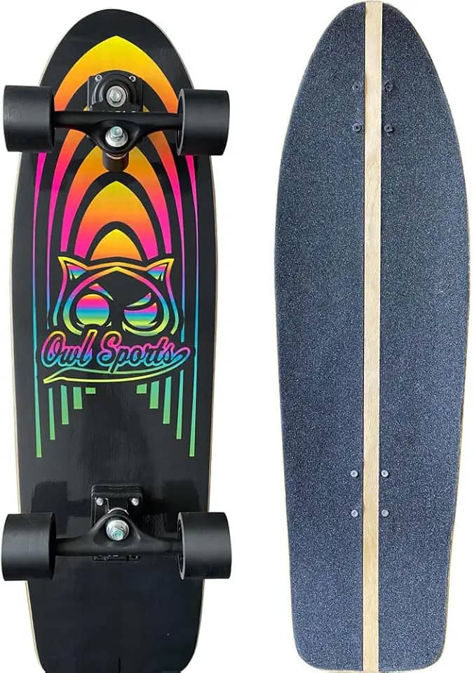Skate Simulador de Surf OWL Sports Retrowave