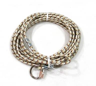 Laço De Corda Poli 12 Metros Com Argola De Ferro Resistente Para Laçar Animal