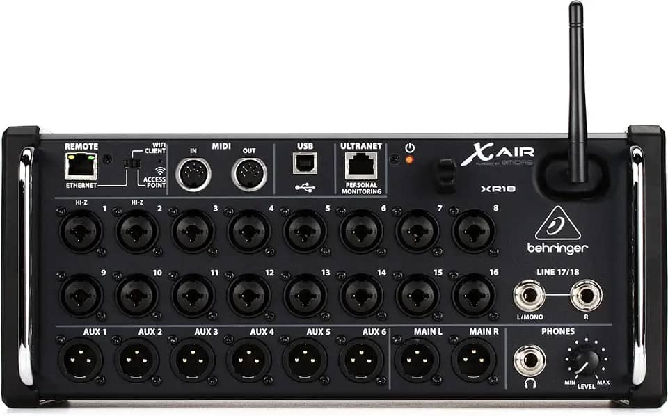 Behringer XR18 Mesa de Som Digital com 18 canais