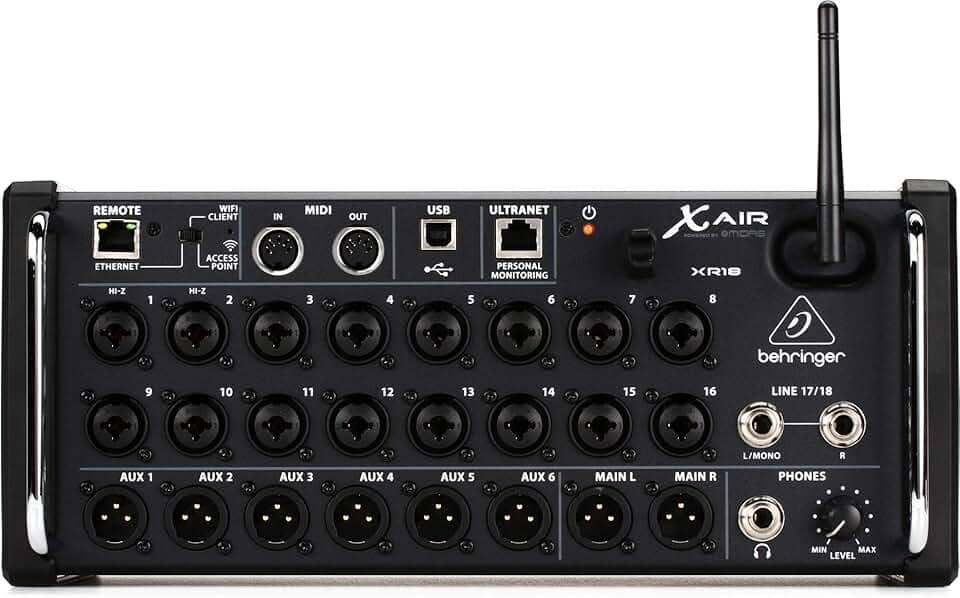 Behringer XR18 Mesa de Som Digital com 18 canais