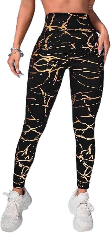 Leggings femininas de compressão de cintura alta para controle de barriga para academia, ioga, corrida