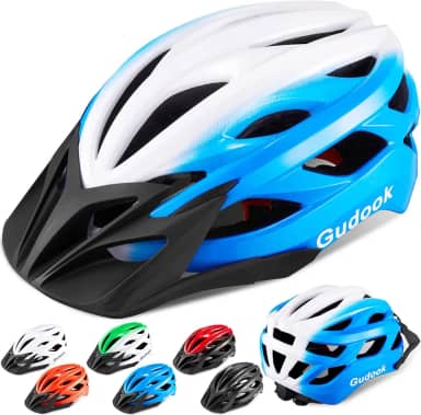 Capacetes de bicicleta para homens – Capacete de bicicleta feminino adulto – Capacete de ciclismo leve e ajustável com viseira removível para ciclistas de estrada de montanha