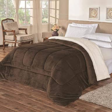 Bia Enxovais Everest Coberdrom, Marrom (Tabaco), Casal, 2.40 x 2.10 m