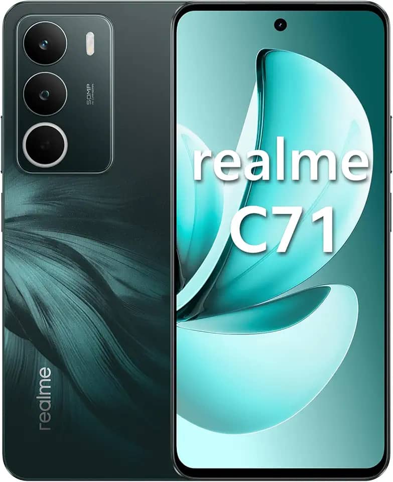 Celular Realme C71 4G Smartphone 4GB RAM 128GB ROM Dual SIM (Verde)