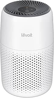 LEVOIT Purificador de ar para quarto doméstico, filtro de ar HEPA ultra silencioso com esponja de fragrância e 3 velocidades para dormir melhor, alergias, poeira, odor, animais de estimação, fumaça,
