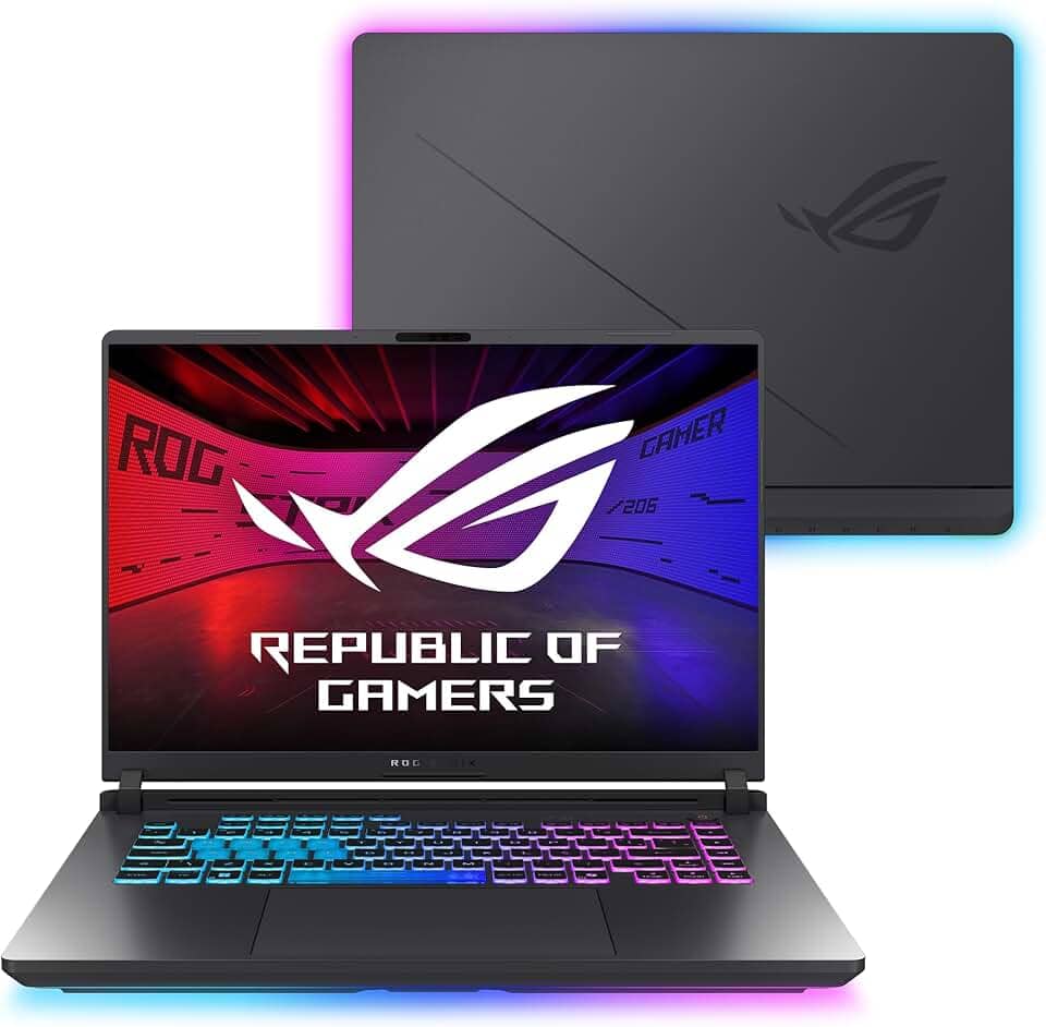 Notebook ASUS ROG Strix G16, Intel Core i9, RTX 5060, 16 GB, 512 GB SSD W11 Home, 16.0'', Eclipse Gray - G615JMR-S5001W